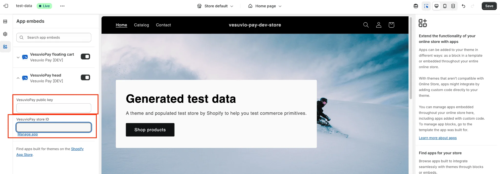 Head Widget Settings
