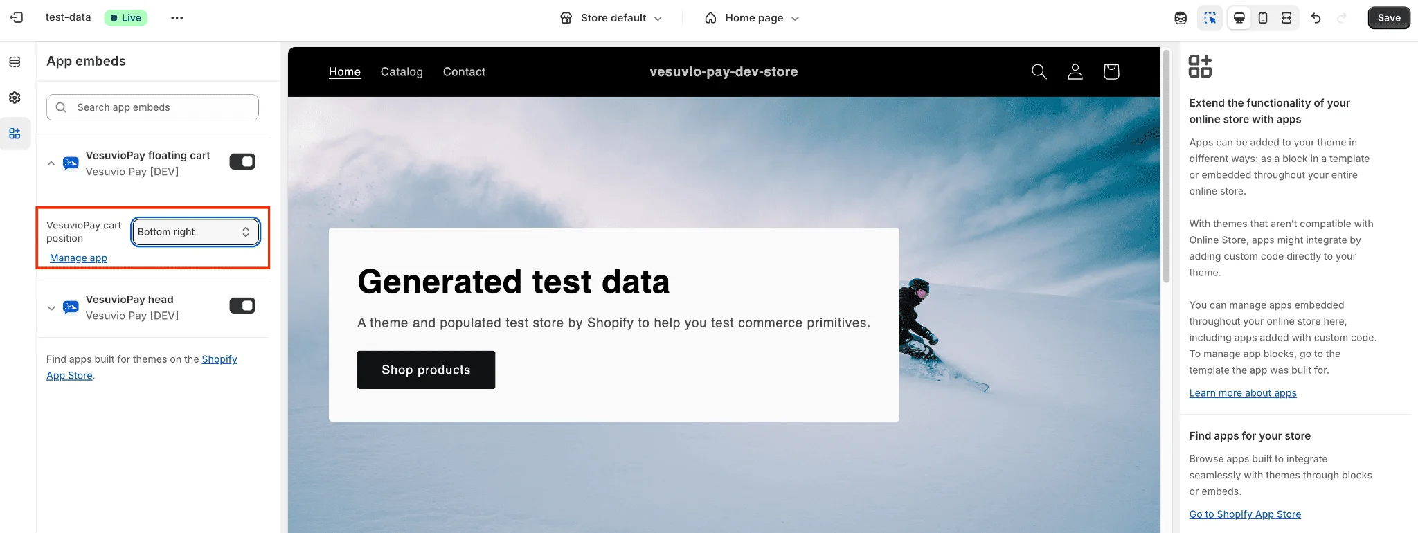Head Widget Configuration